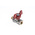 RS PRO Brass Full Bore, 2 Way, Ball Valve, BSPP 1/4in, 40 → 30bar Operating Pressure