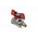 RS PRO Brass Full Bore, 2 Way, Ball Valve, BSPP 1/4in, 40 → 30bar Operating Pressure