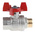 RS PRO Brass Full Bore, 2 Way, Ball Valve, BSPP 1/2in, 40 → 30bar Operating Pressure