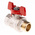 RS PRO Brass Full Bore, 2 Way, Ball Valve, BSPP 3/4in, 40 → 30bar Operating Pressure