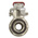 RS PRO Brass Full Bore, 2 Way, Ball Valve, BSPP 1/2in, 40 → 30bar Operating Pressure