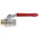 RS PRO Brass Full Bore, 2 Way, Ball Valve, BSPP 3/4in, 40 → 30bar Operating Pressure
