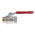 RS PRO Brass Full Bore, 2 Way, Ball Valve, BSPP 1in, 40 → 30bar Operating Pressure