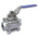 RS PRO Carbon Steel Full Bore, 2 Way, Ball Valve, BSPP 1 1/4in
