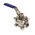 RS PRO Stainless Steel Full Bore, 2 Way, Ball Valve, BSPP 1/2in
