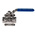 RS PRO Stainless Steel Full Bore, 2 Way, Ball Valve, BSPP 1in
