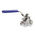 RS PRO Stainless Steel Full Bore, 2 Way, Ball Valve, BSPP 1/4in
