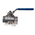 RS PRO Stainless Steel Full Bore, 2 Way, Ball Valve, BSPP 2in