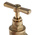 RS PRO Brass Twist Handle Bib Tap, 1/2in