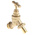 RS PRO Brass Twist Handle Bib Tap, 1/2in