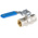RS PRO Brass Full Bore, 2 Way, Ball Valve, BSP 1/2in, 14bar Operating Pressure