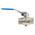 RS PRO Brass Full Bore, 2 Way, Ball Valve, BSP 1/2in, 14bar Operating Pressure
