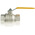 RS PRO Nickel Plated Brass Full Bore, 2 Way, Ball Valve, BSPT 2in, 40bar Operating Pressure