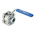 Spirax Sarco Stainless Steel Reduced Bore, 3 Way, Ball Valve, BSPP 1in