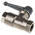 Legris Brass 2 Way, Ball Valve, BSPP 1/4in, 40bar Operating Pressure