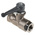 Legris Brass 2 Way, Ball Valve, BSPP 1/4in, 40bar Operating Pressure