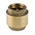 RS PRO Brass Single Check Valve, BSPP 1-1/2in, 12 bar