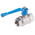 Festo Brass 2 Way, Ball Valve, G 1in, 25mm, -0.95 → 30bar Operating Pressure