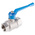 Festo Brass 2 Way, Ball Valve, G 1in, 25mm, -0.95 → 30bar Operating Pressure