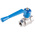 Festo Brass 2 Way, Ball Valve, G 1/4in, 10mm, -0.95 → 30bar Operating Pressure