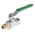 RS PRO Brass Full Bore, 2 Way, Ball Valve, BSPP 1/4in