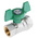 RS PRO Brass Full Bore, 2 Way, Ball Valve, BSPP 3/8in