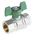 RS PRO Brass Full Bore, 2 Way, Ball Valve, BSPP 3/4in