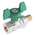 RS PRO Brass Full Bore, 2 Way, Ball Valve, BSPP 1/4in