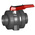 Georg Fischer PVC-U 2 Way, Ball Valve, 3/8in, 16bar Operating Pressure