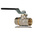 Norgren Nickel Plated Brass Ball Valve, Process Ball Valve, ISO 3/8in, 8mm, -0.4 → 40bar Operating Pressure