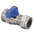 Pegler Yorkshire Brass 2 Way, Ball Valve, BSPP 3/4in, 15mm