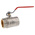 Sferaco Brass Full Bore, 2 Way, Ball Valve, BSPP 1in, 40bar Operating Pressure