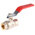 Sferaco Brass Full Bore, 2 Way, Ball Valve, BSPP 1/4in, 40bar Operating Pressure