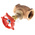 Pegler Yorkshire Bronze Globe Valve 110012, 2 in BSPT 32 bar