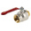 RS PRO Brass Full Bore, 2 Way, Ball Valve, BSPP 38.1mm, 40 → 30bar Operating Pressure