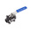 RS PRO Carbon Steel Full Bore, 2 Way, Ball Valve, BSPP 3/4in