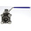 RS PRO Stainless Steel Full Bore, 2 Way, Ball Valve, BSPP 3/4in