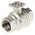 RS PRO Brass Full Bore, 2 Way, Ball Valve