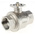 RS PRO Brass Full Bore, 2 Way, Ball Valve