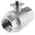 RS PRO Brass Full Bore, 2 Way, Ball Valve