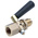 RS PRO Pressure Gauge Cock 3/8 in G Female 3/8 in G Male
