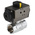 RS PRO Ball type Pneumatic Actuated Valve, BSP 1-1/4in, 40 bar