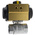 RS PRO Ball type Pneumatic Actuated Valve, BSP 1-1/4in, 40 bar