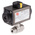 RS PRO Ball type Pneumatic Actuated Valve, BSP 1/4in, 1000 psi