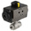 RS PRO Ball type Pneumatic Actuated Valve, BSP 3/8in, 1000 psi