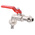 RS PRO Chrome Plated Brass Lever Bib Tap, 3/8in