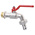 RS PRO Chrome Plated Brass Lever Bib Tap, 3/4in