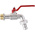 RS PRO Chrome Plated Brass Lever Bib Tap, 3/4in