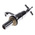 Pegler Yorkshire Chrome Plated Brass Twist Handle Cold Basin Tap, 1/2in