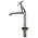 Pegler Yorkshire Chrome Plated Brass Twist Handle High Neck Hot Sink Tap, 1/2in